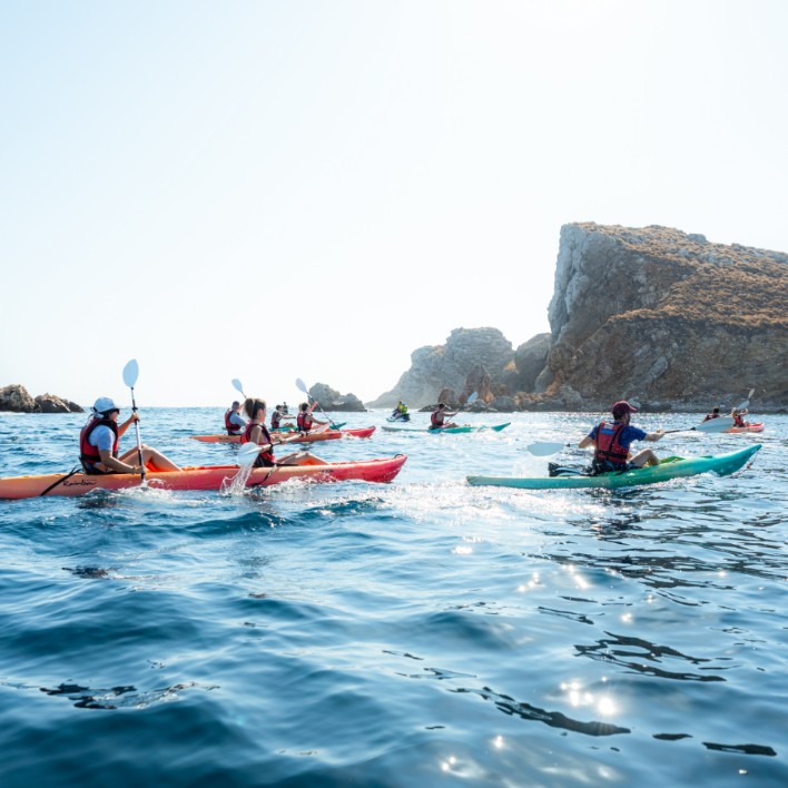Excursió guiada en caiac a les Illes Medes